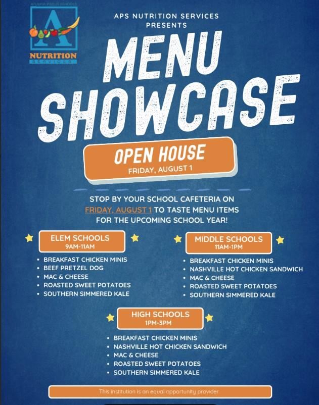 Menu Showcase